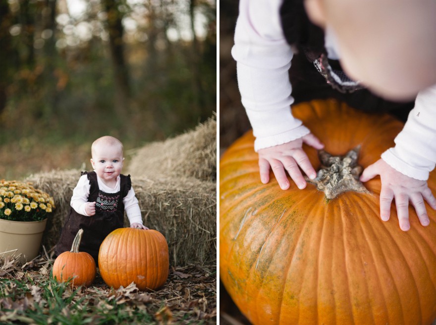baby pumpkin rougemont nc photographer