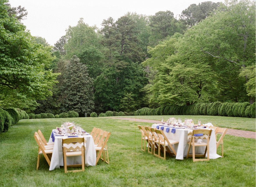 bridal shower wedding on large lawn ayr mount