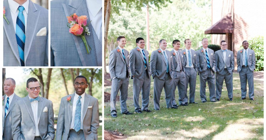 teal navy groomsman