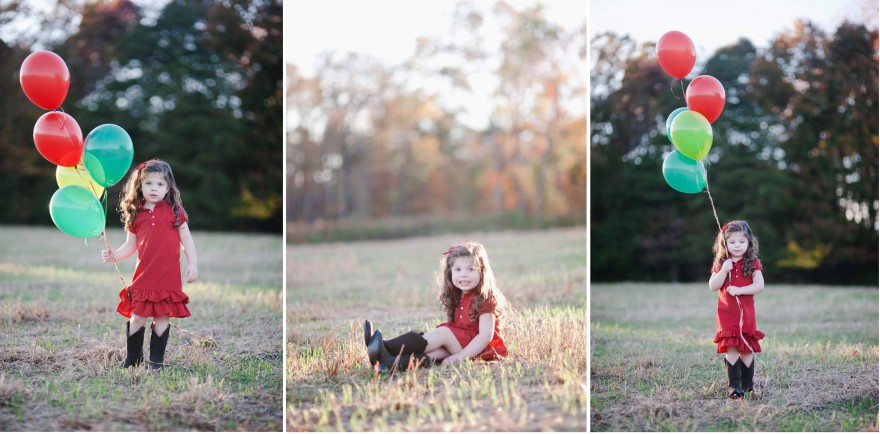 balloons in field birthday photos