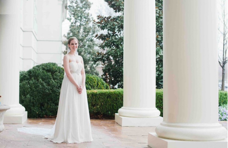 ballantyne resort charlotte nc bridal portrait