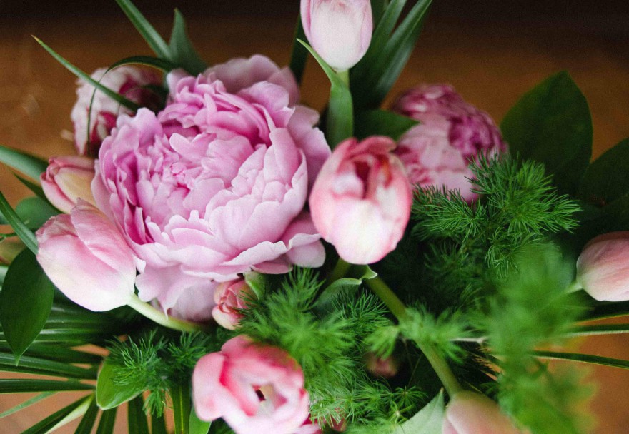 peonies queens cup flowers