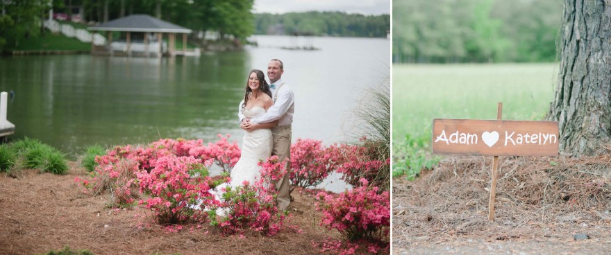 lake wedding gaston nc