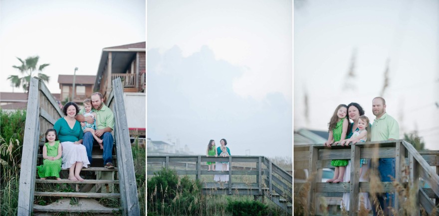 kure beach boardwalk family photographer