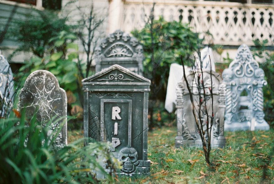 halloween grave yard