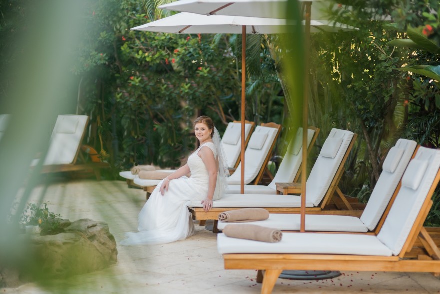 tropical jamaica bridal pool