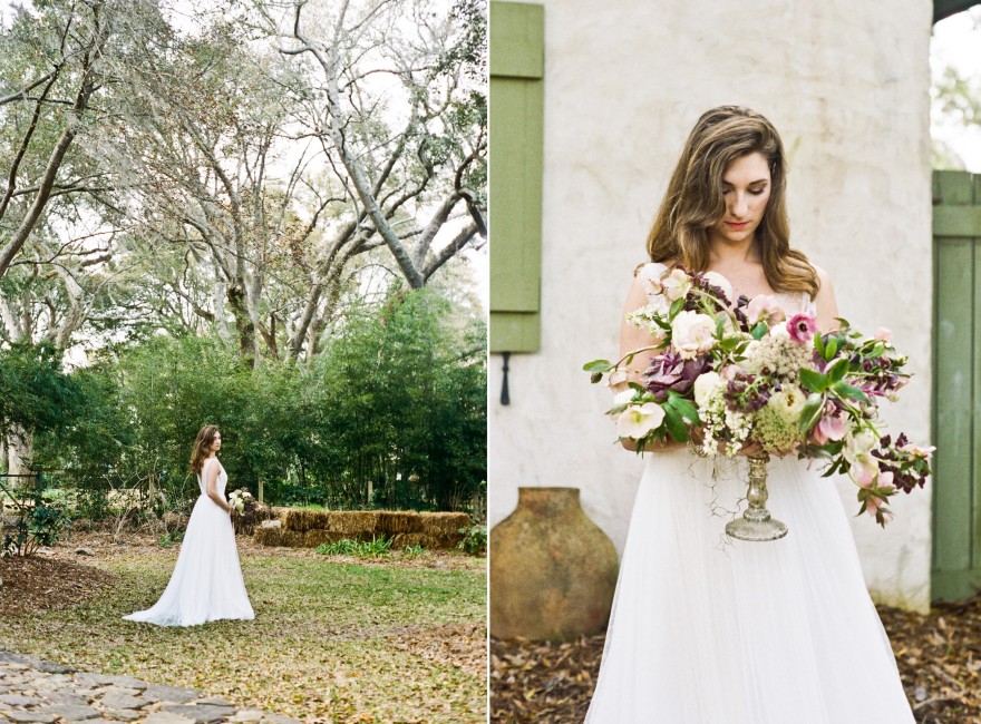 purple wedding flowers charleston sc