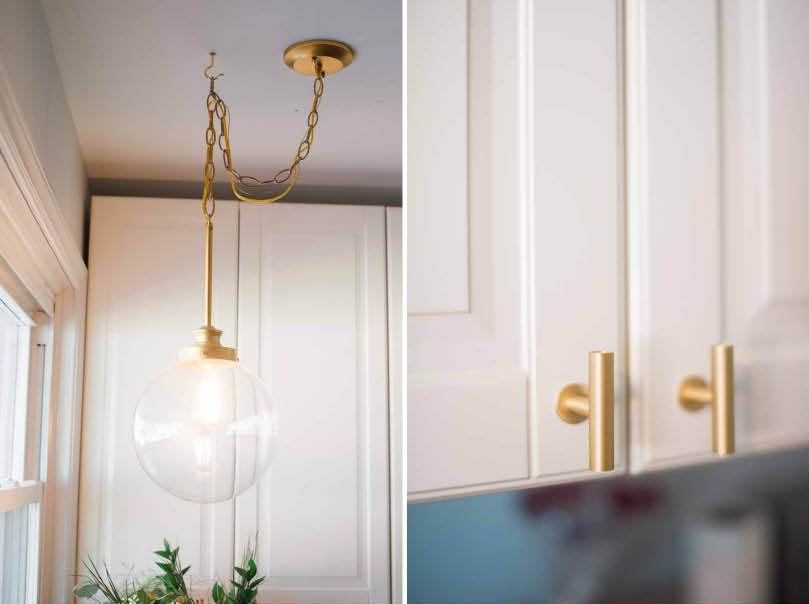 brass hardware pendant