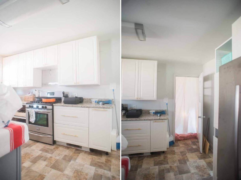 white kitchen renovation