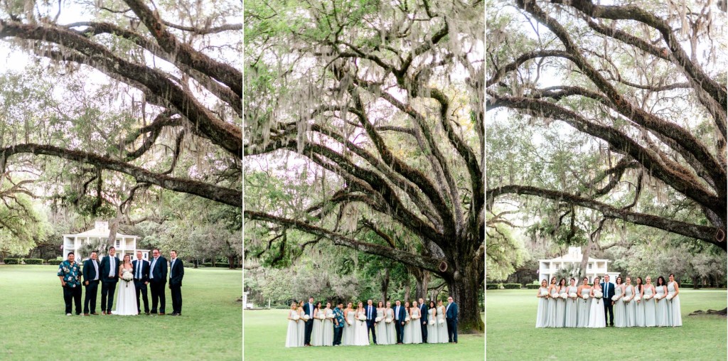 southern bridal party photos