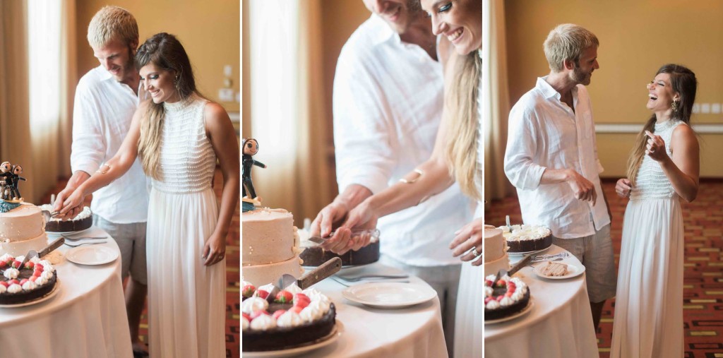 brunch breakfast beach wedding cake