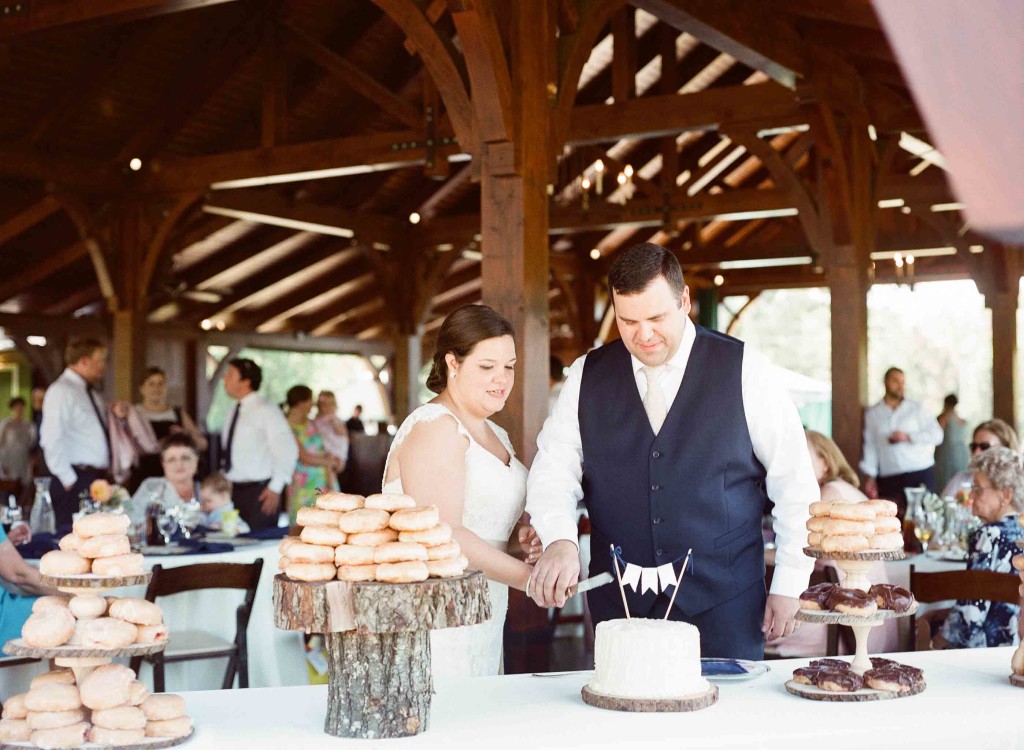 cut wedding cake donuts charlotte nc daylight statesville