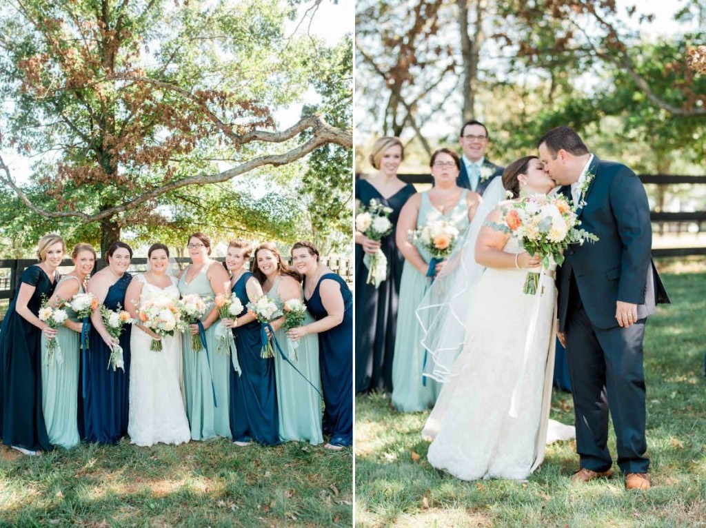 blue-green-bridal-party