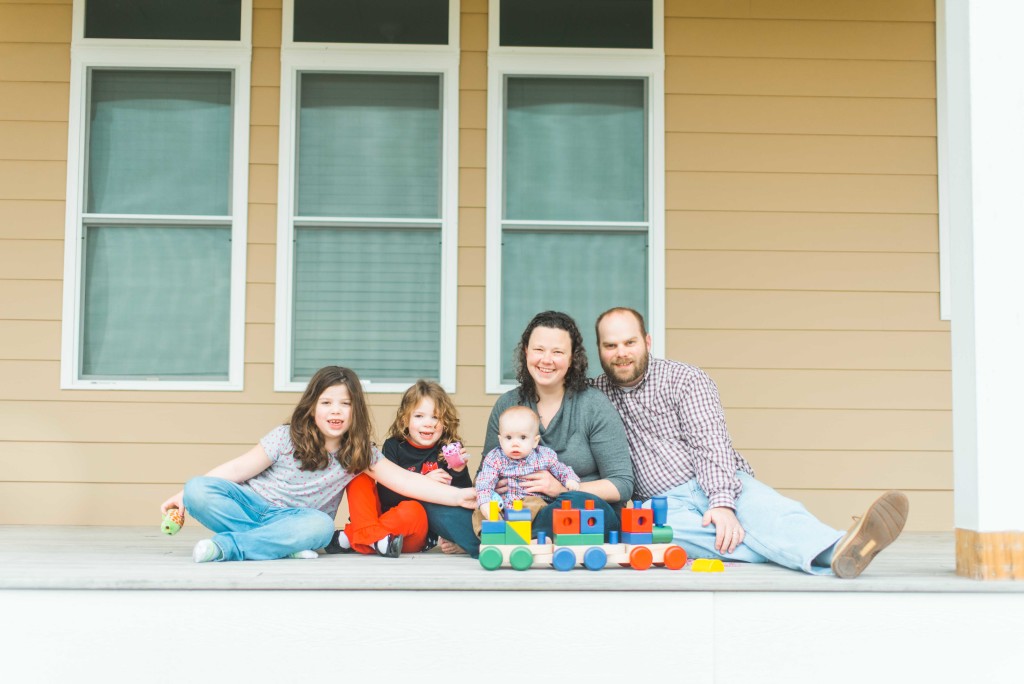 family on front porch durham nc