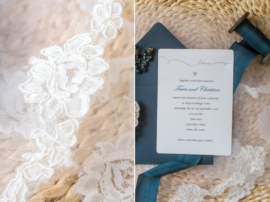 navy wedding invitation