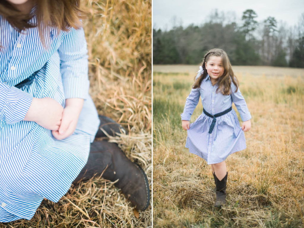 blue striped shirt dress