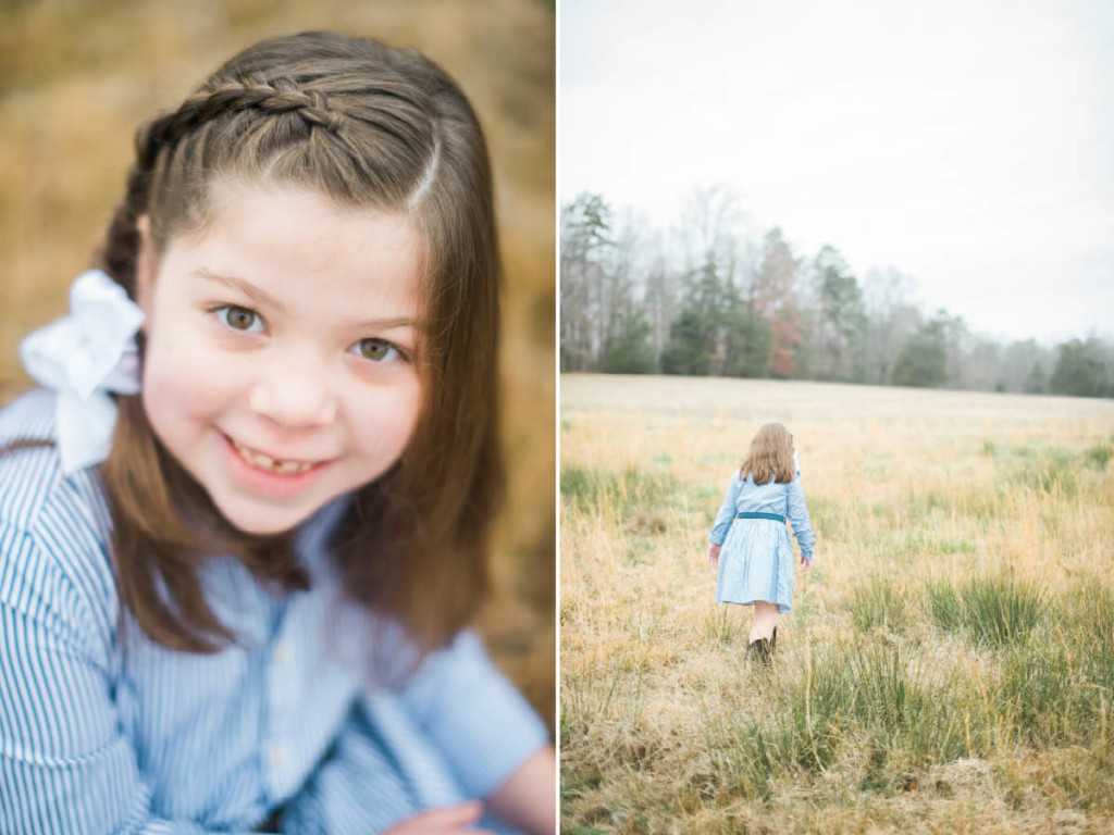 girl in a field