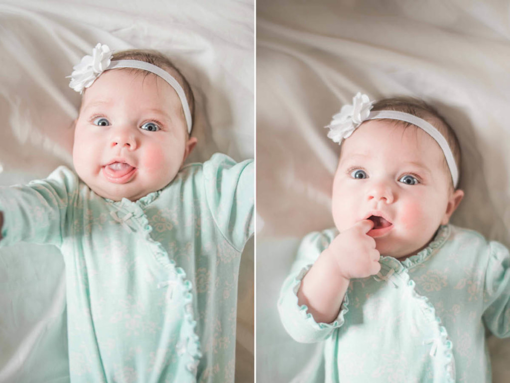 silly baby four month photos