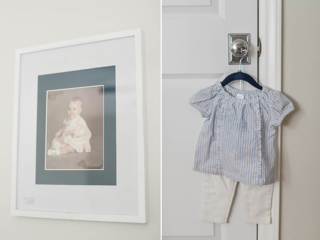 navy white nursery