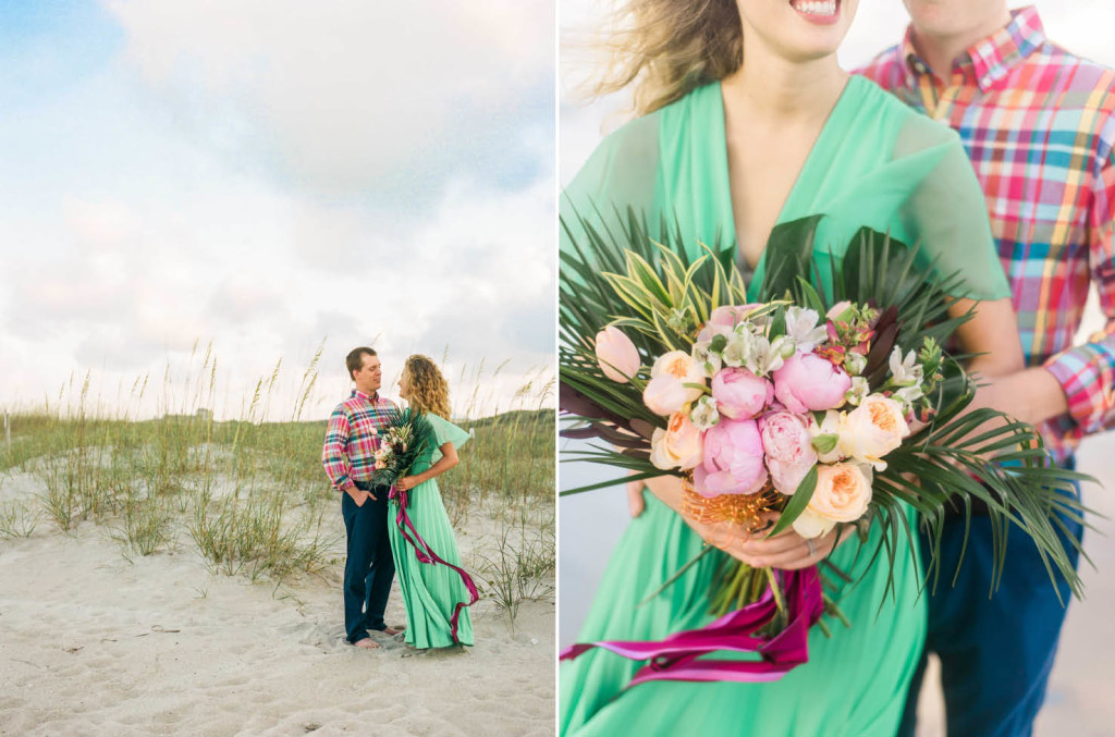 colorful beach session