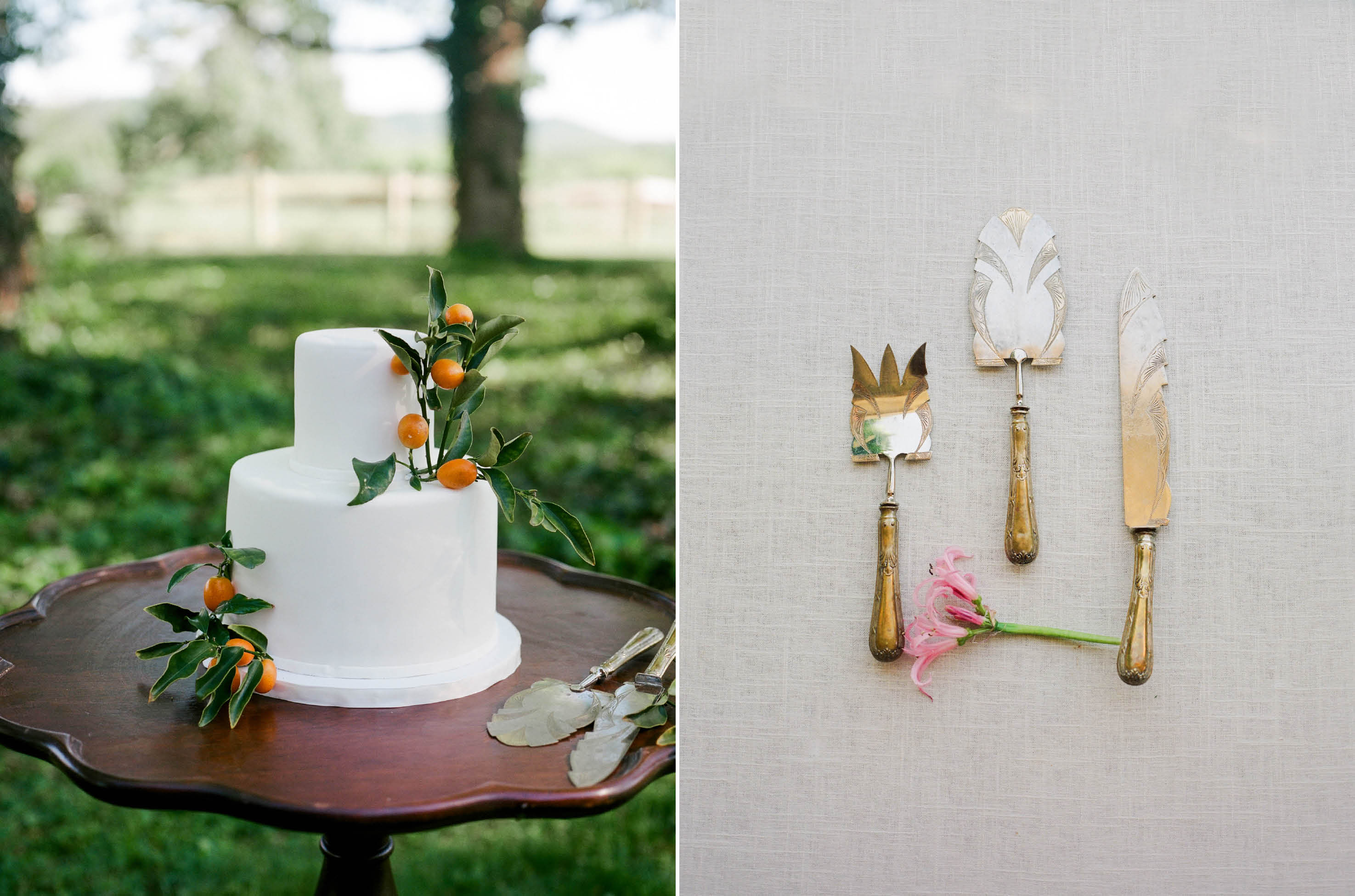 simple elegant wedding cake