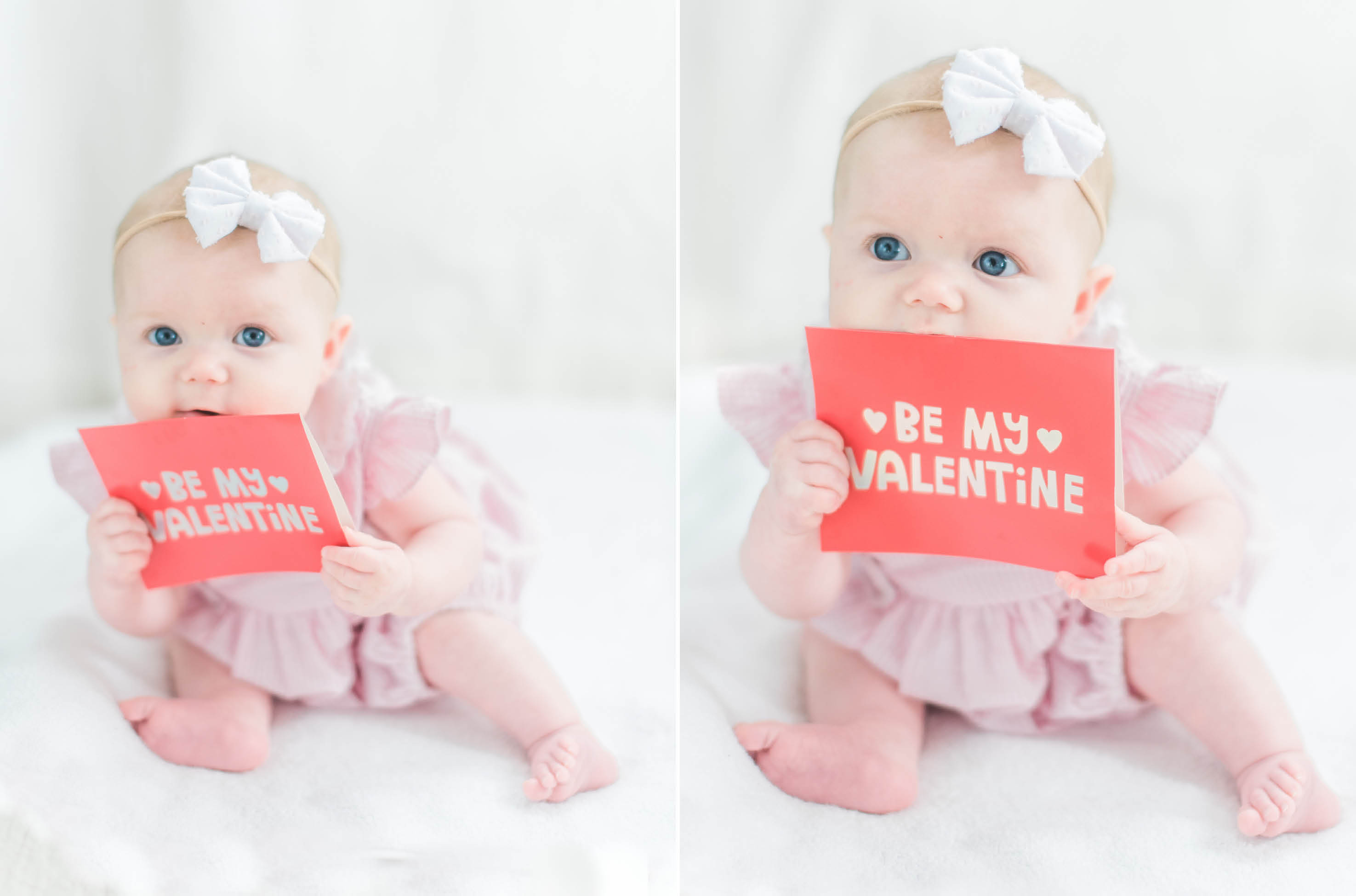 valentines day baby shoot