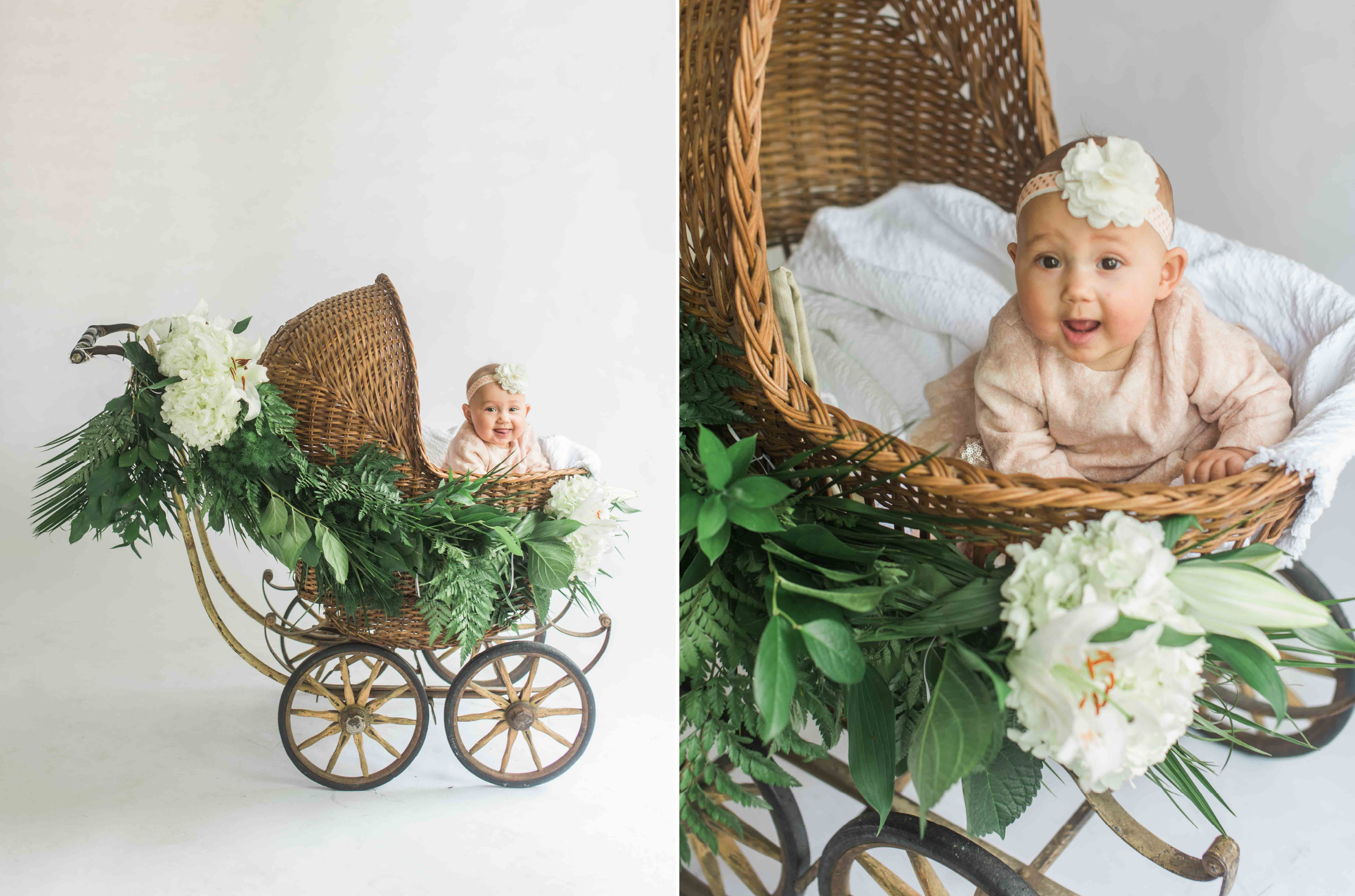 baby in buggy carriage