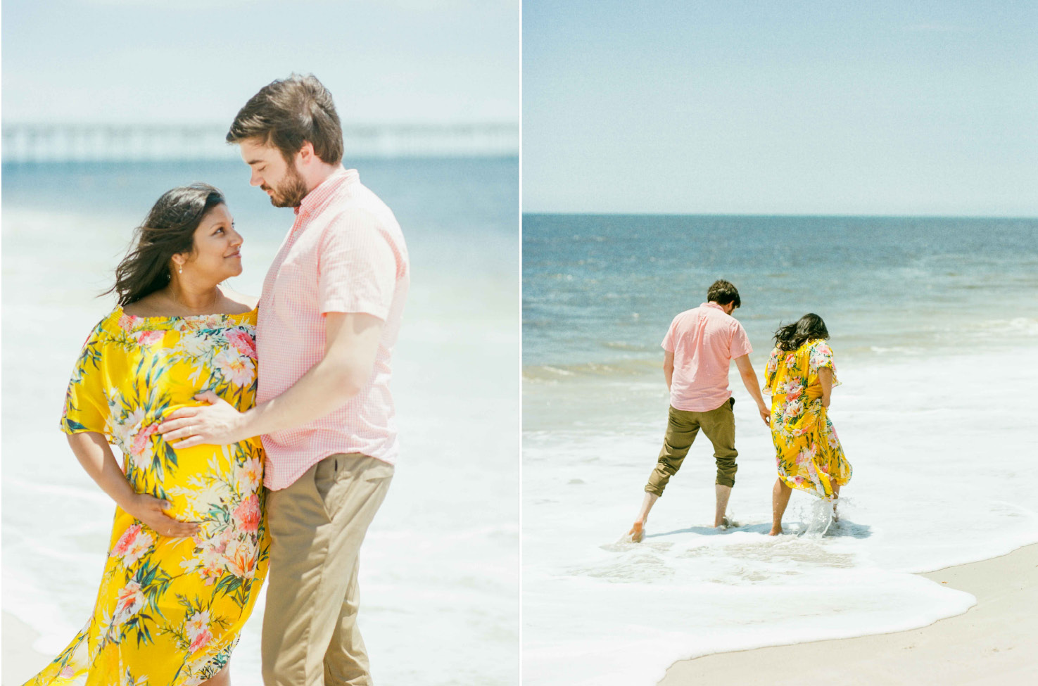 maternity dress photos yellow gender neutral wilmington nc