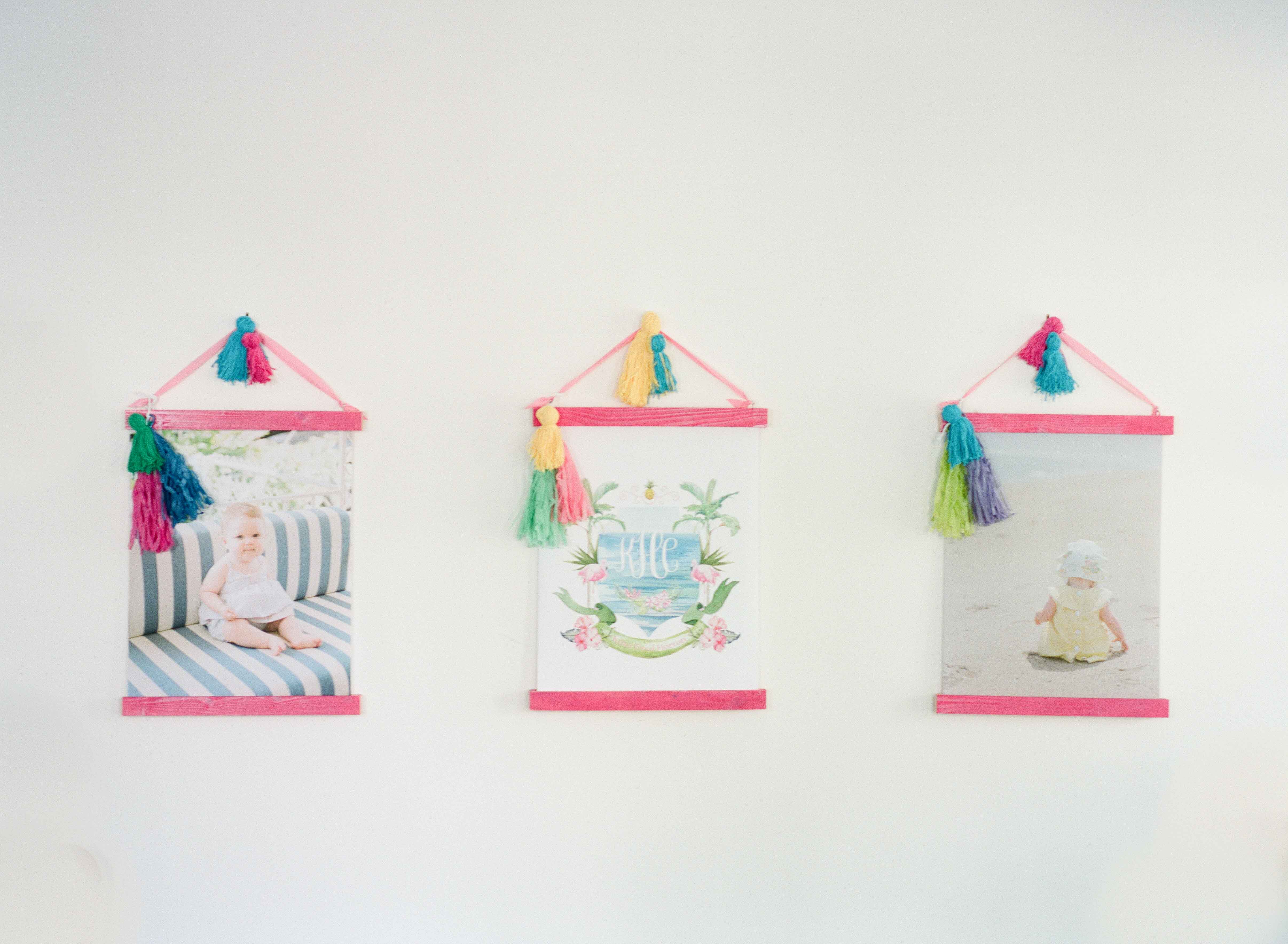 DIY birthday banner photos