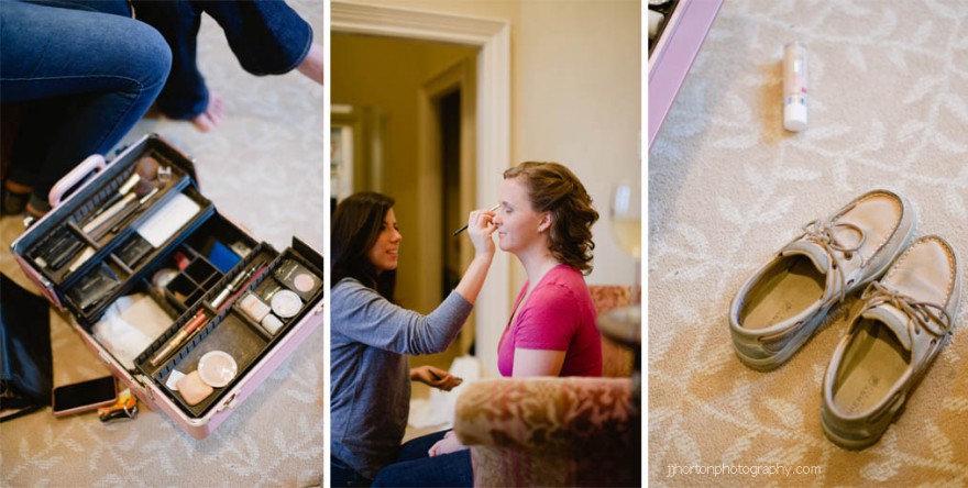 getting ready fort mill wedding