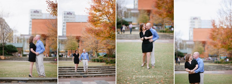 winter charlotte nc engagement