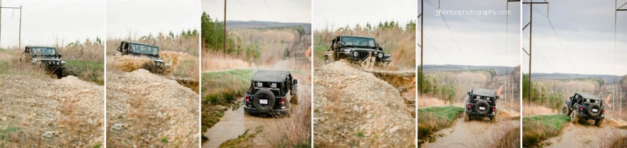 jeep crawling in mud