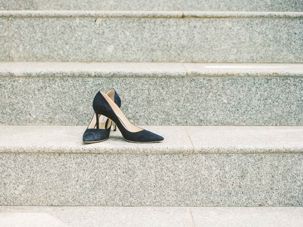 navy jimmy choo wedding shoes