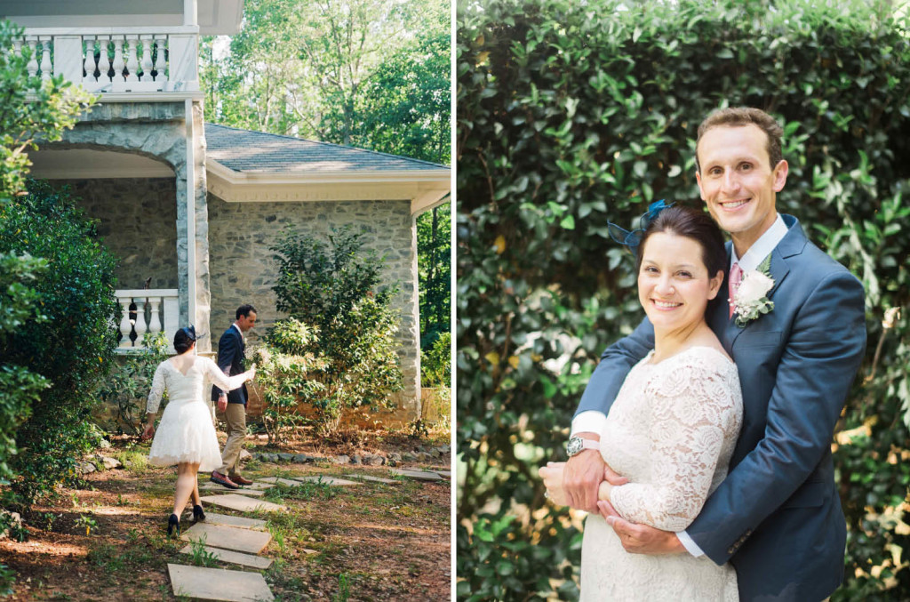 backyard wedding lake norman charlotte nc