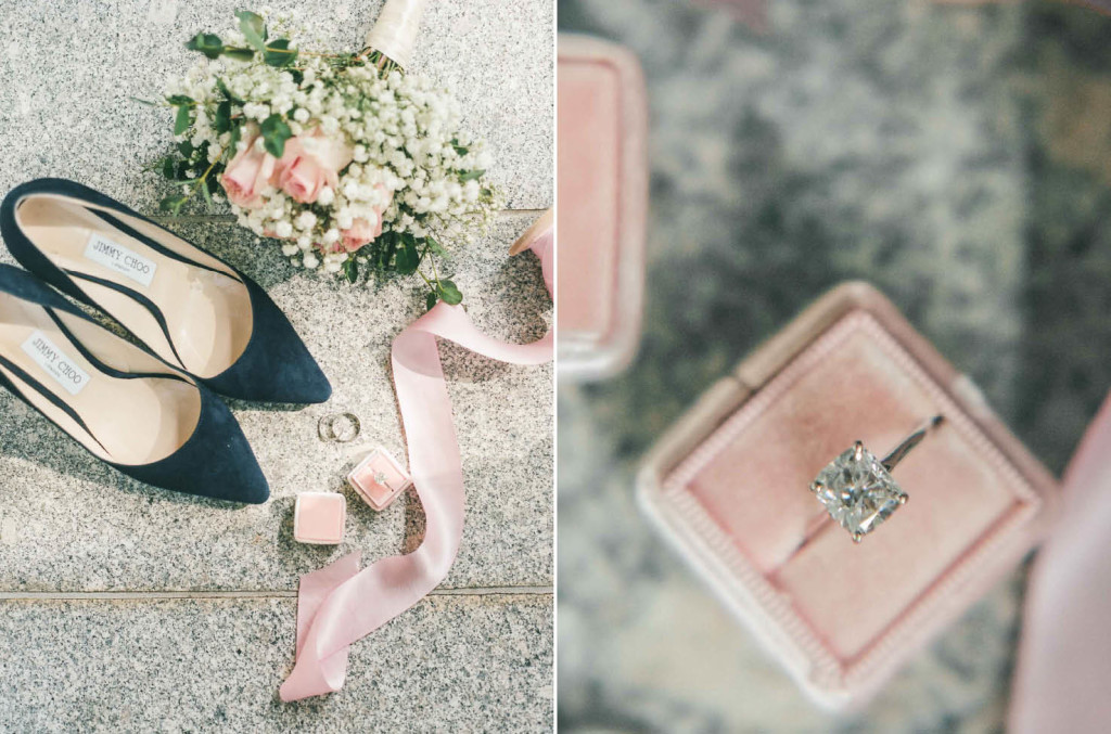 pink navy wedding insporation